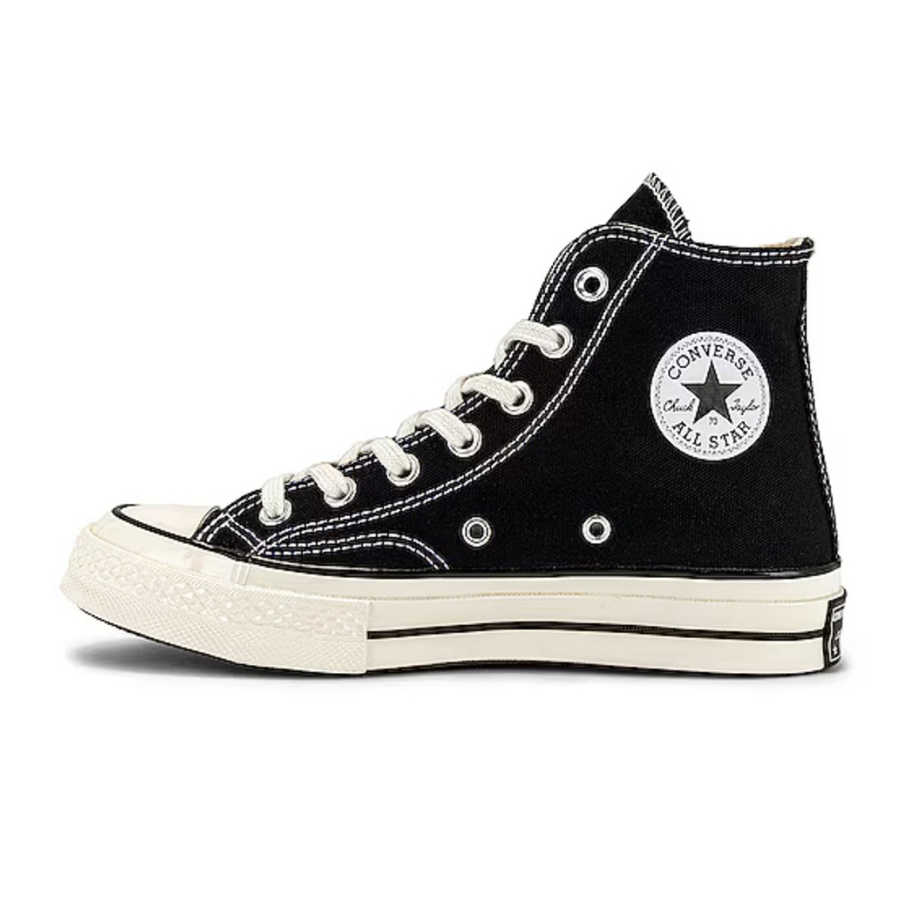 CONVERSE Chuck 70 Hi Sneaker in Black & Egret size 6 US Women's